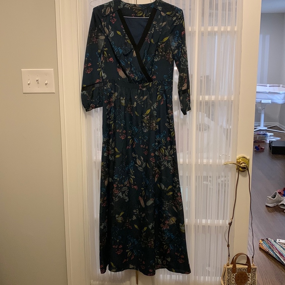 Banana Republic long floral dress